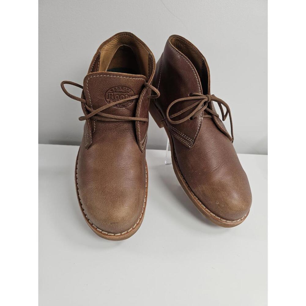 Roots Brown Leather Chukka Boots